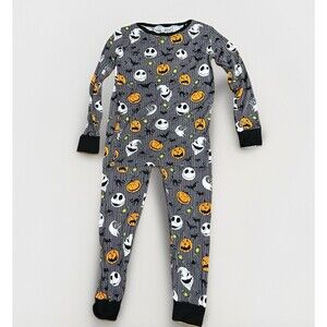 Little Sleepies Size 7/8 Bamboo Set Halloween Nightmare Before Christmas